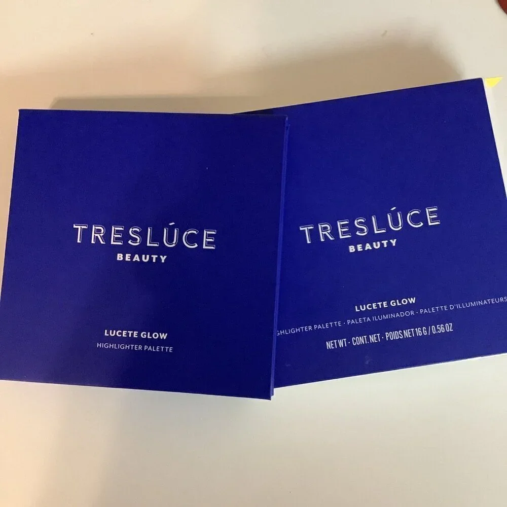 Tresluce Beauty Highlighter Palette, Lucete Glow Quad. New In Box